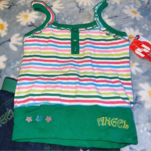 💥 2B Real Girls Size 5 6 Two Piece Outfit Shorts Set New NWT - Picture 2 of 15